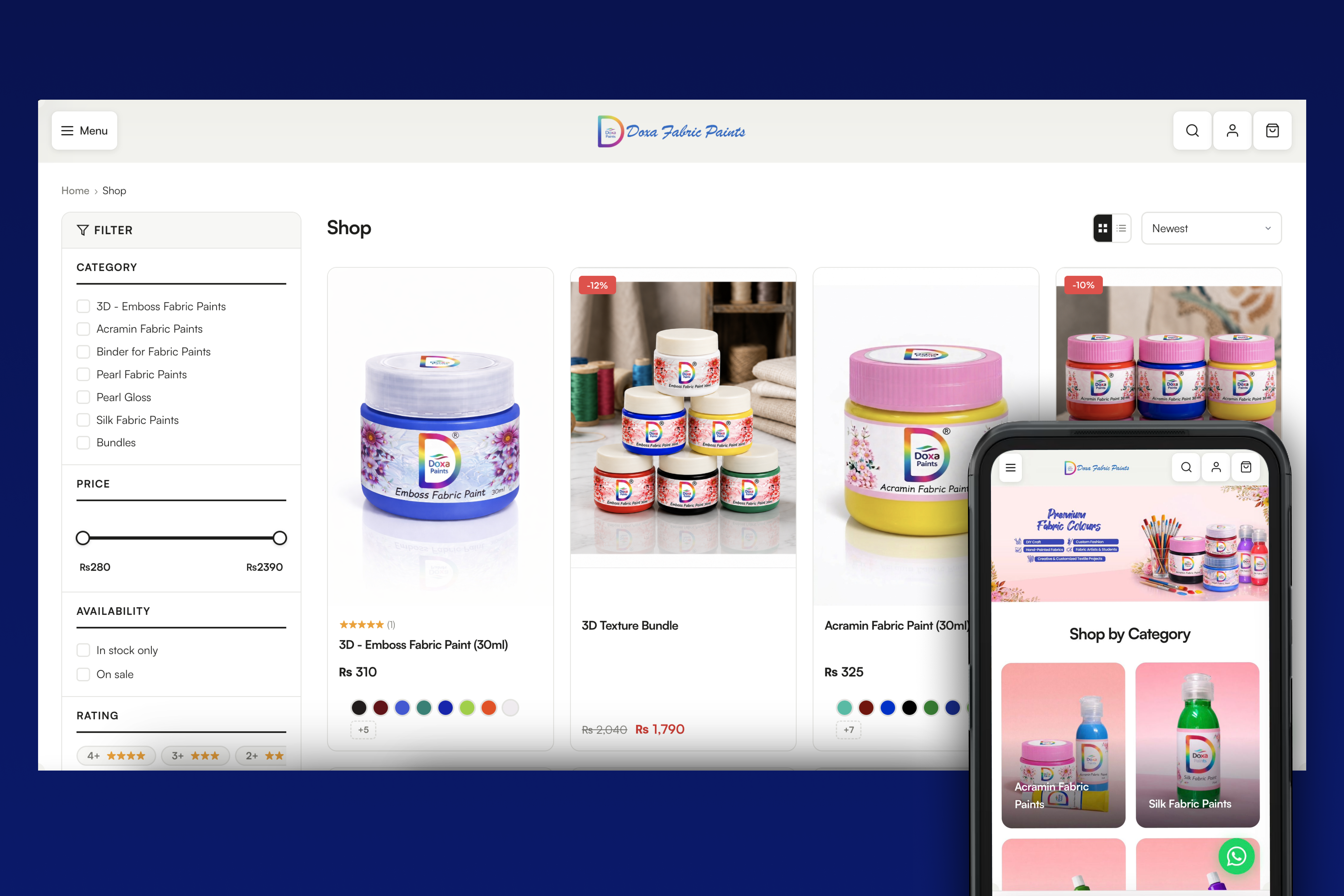 Doxa Fabric Paints — 12M+ video views