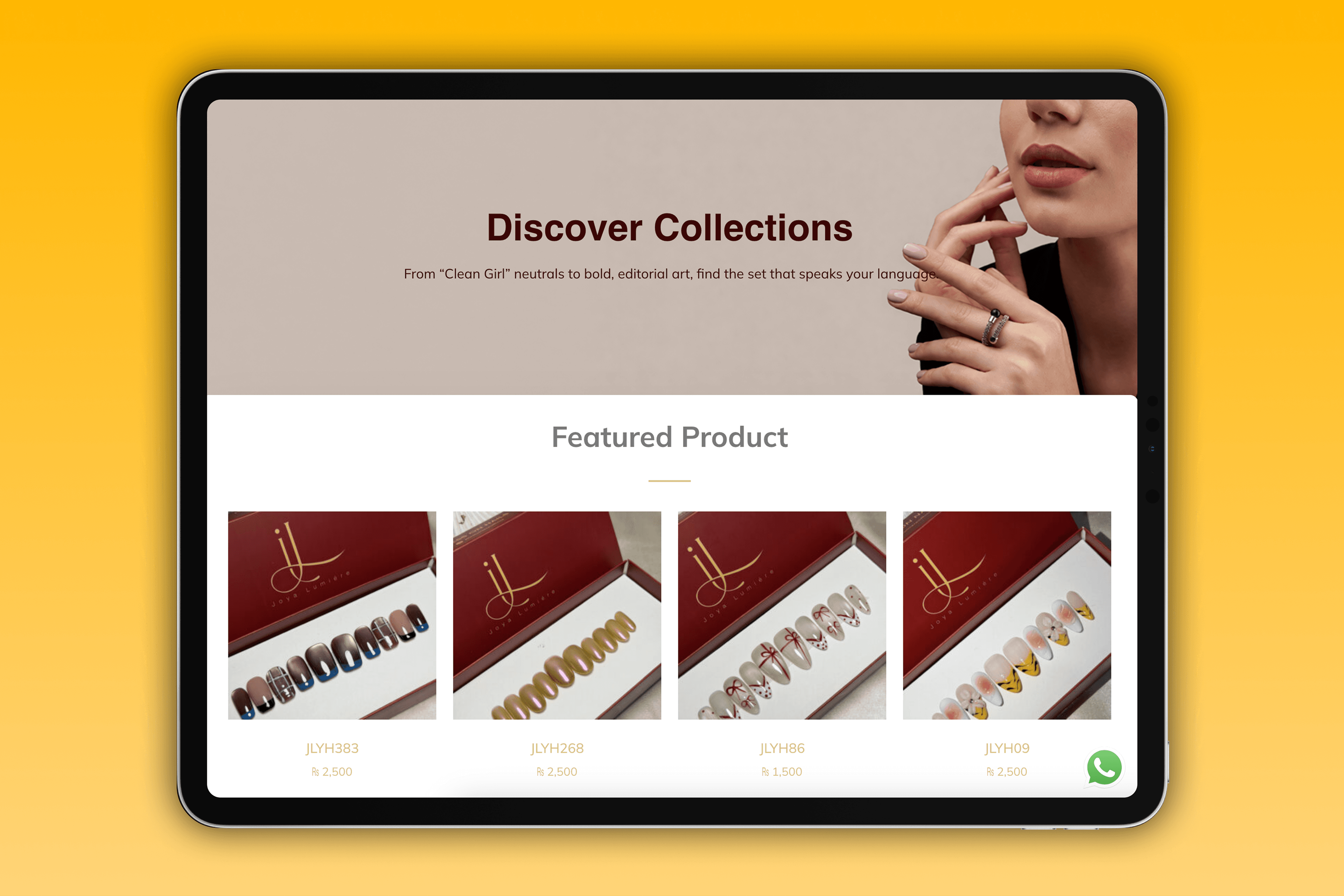 Joya Lumière — mockup 1