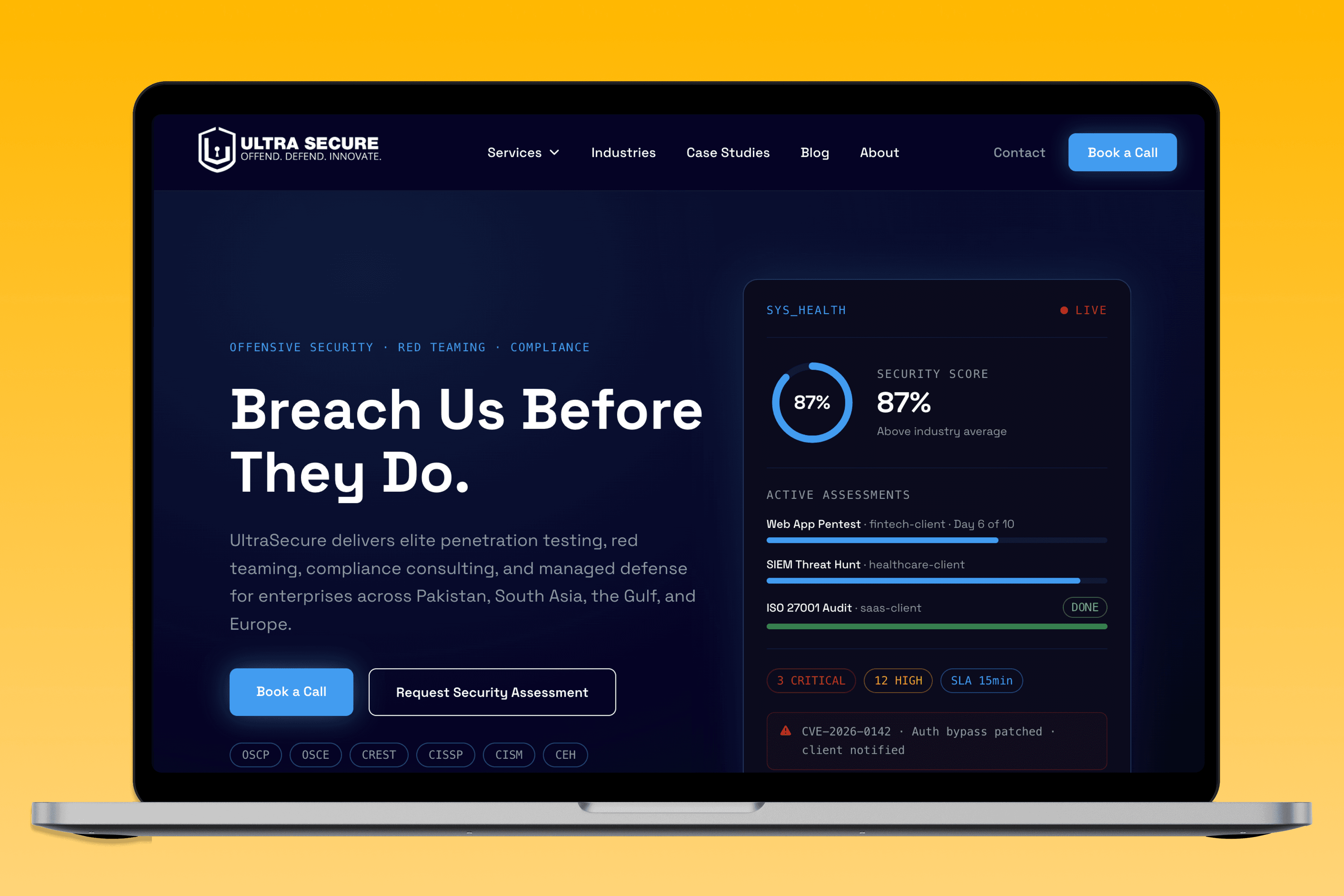 UltraSecure — Security platform MVP shipped