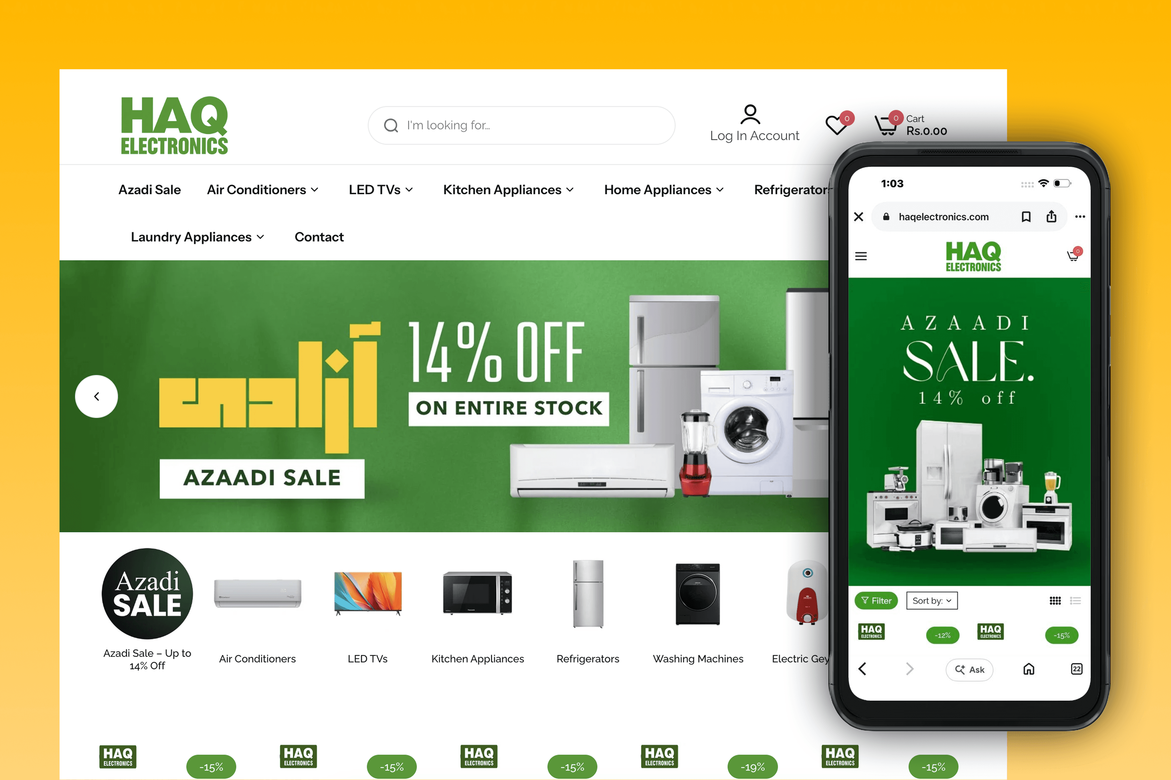 HAQ Electronics — mockup 5